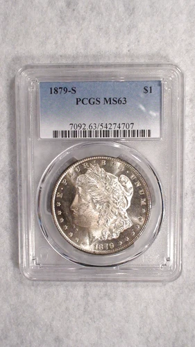 1879 S Morgan Dollar PCGS MS63 UNCIRCULATED BETTER DATE $1 Coin BUY IT NOW!