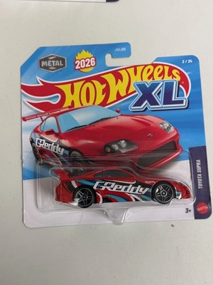 Hot Wheels XL 2026 1994 Toyota Supra MK4 Greddy Livery 2/24 Sports Car 2JZ-GTE