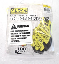 Mechanix Wear Hi Vis Cut Resistant Gloves A5 Cut Level Uncoated Size Small