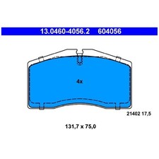 Satz Bremsbeläge Bremsklötze vorne für Porsche 911 964 993 928 | 24572963