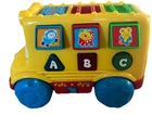 Fisher Price ABC Learning School Bus Vintage 1999 Works Great/ So Cute!!