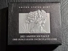 Beautiful 2023 $1.00 American Eagle  Silver Dollar UNC in Original Box/COA