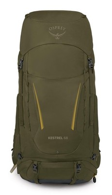 Osprey Kestrel 68 S / M Rucksack Wanderrucksack Moss Green khaki grau
