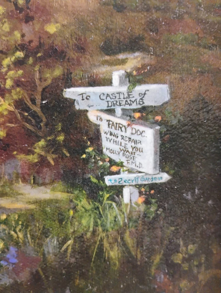 Mary Baxter St Clair Firmado Numerado 64/540 Próxima parada El Castillo de los Sueños ¡Raro! Foto 4 de 4