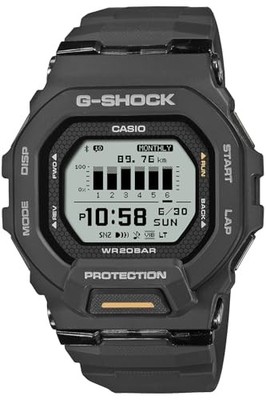 CASIO G-SHOCK GBD-200-1A1JF G-SQUAD MIP Display All Black JDM Japan New Y868569