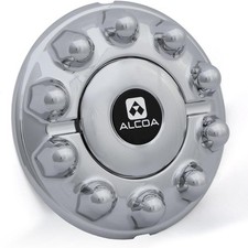 Alcoa 001004 Front Chrome Hub Cover 10-lug 225mm Fits Ford F450 F550 2005-2016