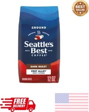 Seattle s Best Coffee, Post Alley, Dark Roast, Ground Coffee, 100 Arabica, 12 o