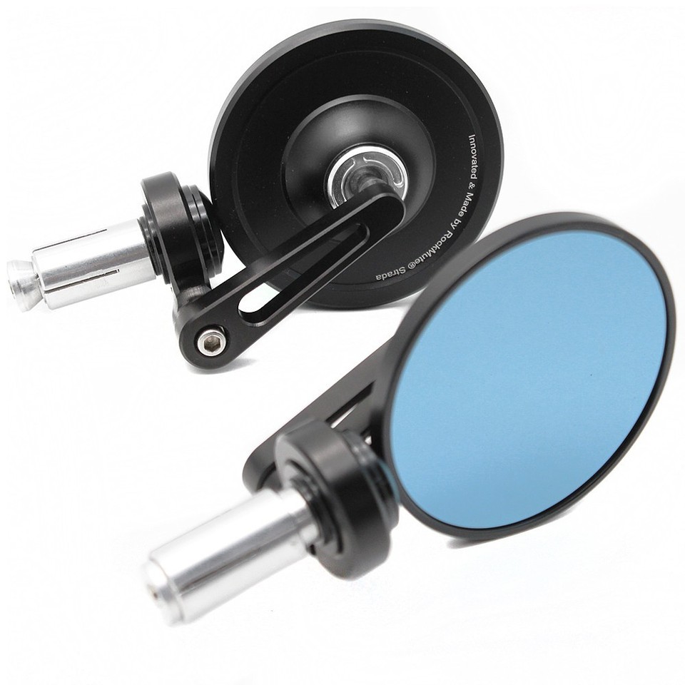 Cafe Racer Black Round End Bar Side Mirrors For HONDA SCL500 REBEL 300 ...