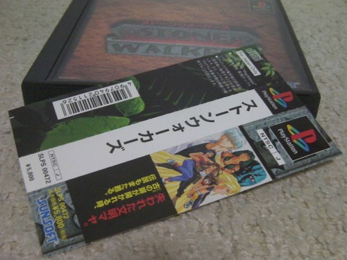 Postal Ps Stone Walkers Obi con Flyer Walkers/Playstation 1 Playstation P1 - Imagen 7 de 9