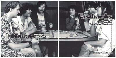 Meices / Fastbacks Split 7'' Gearhead Records Sonics UK Subs covers