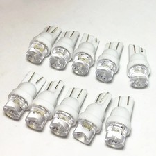 10Pcs T10 W5W LED 194 168 Car Light Bulbs 12V White, Universal License Plate Pa