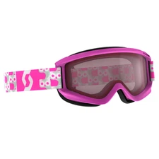 Scott Agent Snow Goggles - 2026 - Kids - Neon Pink w/Enhancer S2 Lens
