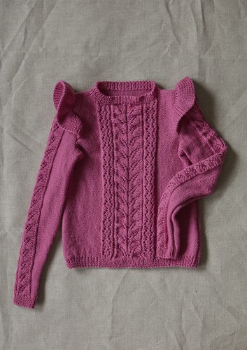 Maglione donna Erika Knight modello maglia Molly in DK (blu britannico 100) - Foto 2 di 2