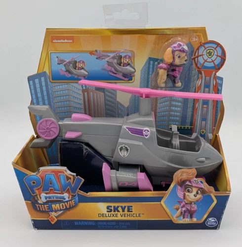 SpinMaster PAW Patrol The Movie SKYE Deluxe Vehicle Helicopter Nickelodeon Age3+