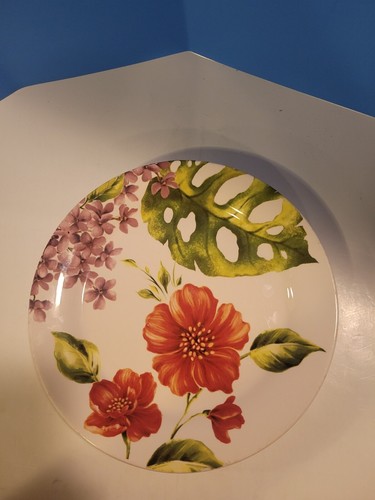 9" Pier 1 Imports Fuji Floral Decorative Plate