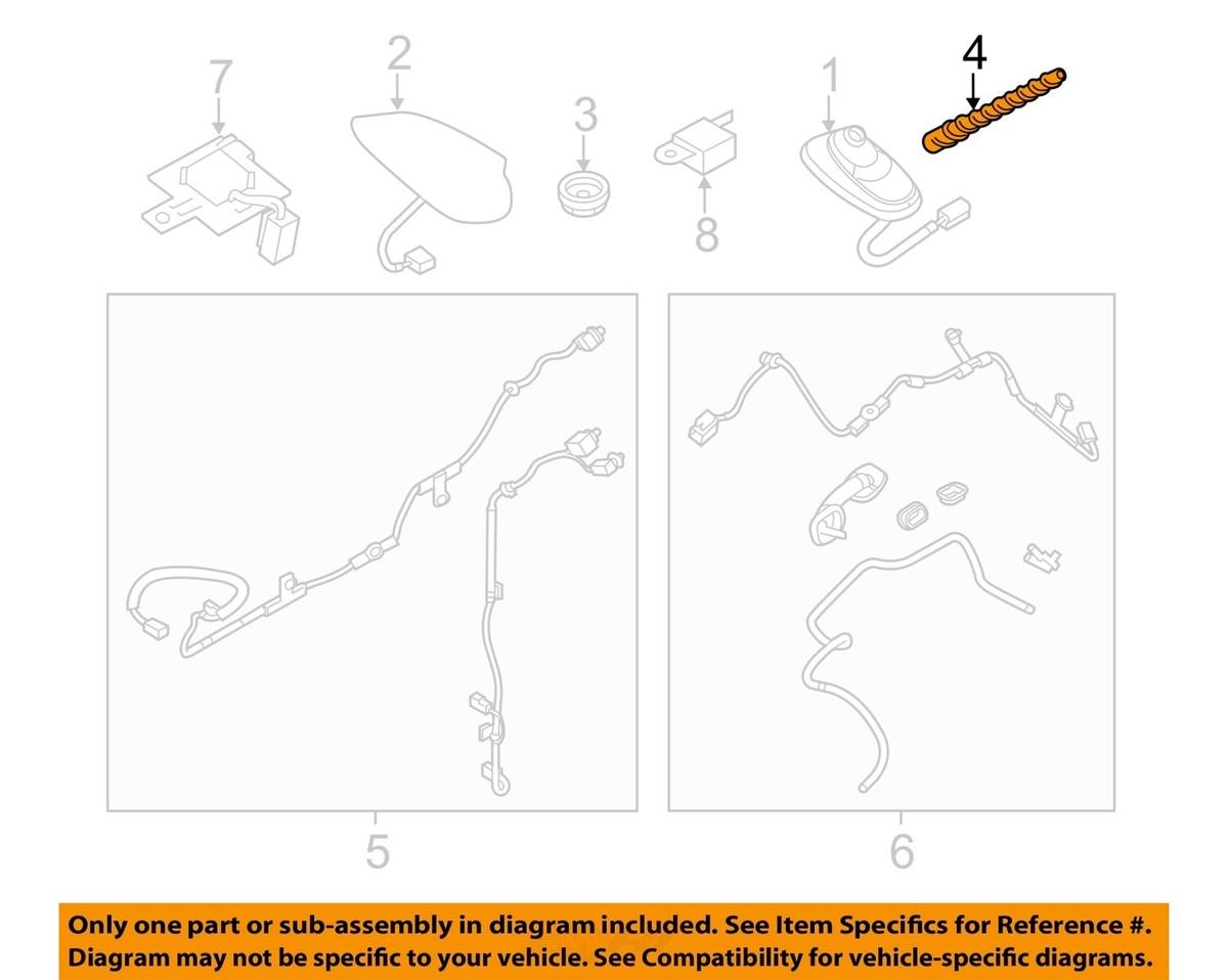 MAZDA OEM 17-18 3-Radio Antenna Mast DA6A66A30A | eBay