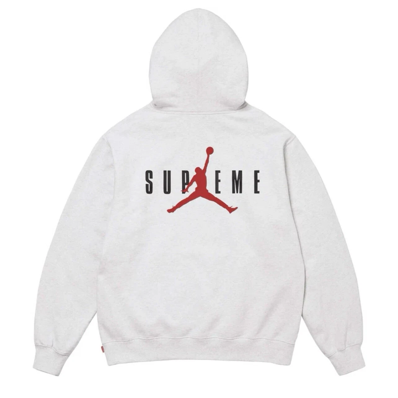 Sweat à capuche F/W 2024 Supreme Jordan blanc gris cendré commande confirmée petit S