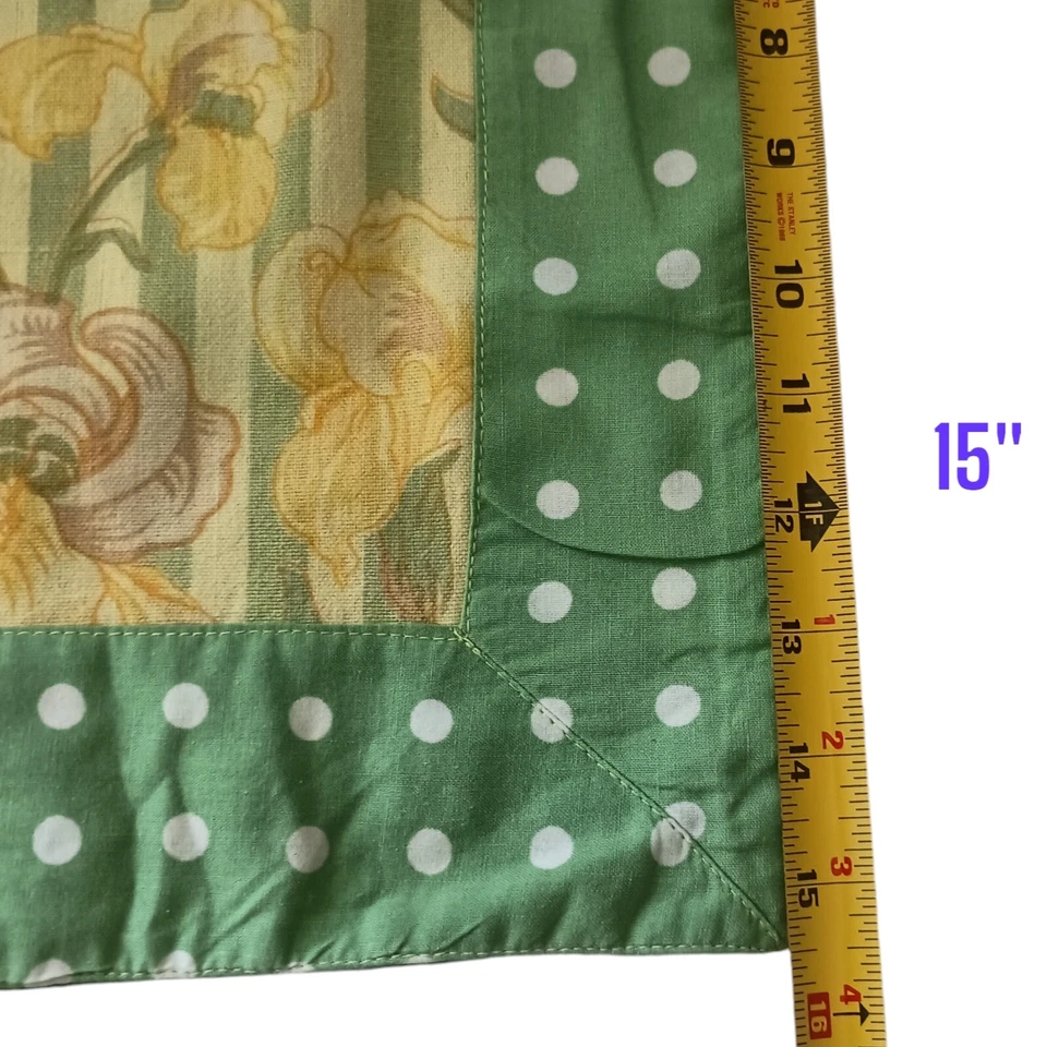 De Colección April Cornell Almohada Funda Simulada Tiro Cuadrado Shabby Cottagecore Jardín Fiesta Foto 2 de 4