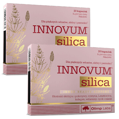 INNOVUM SILICA   30-90 Kapseln   Kollagenproduktion Haarstärkung Gesunde Nägel