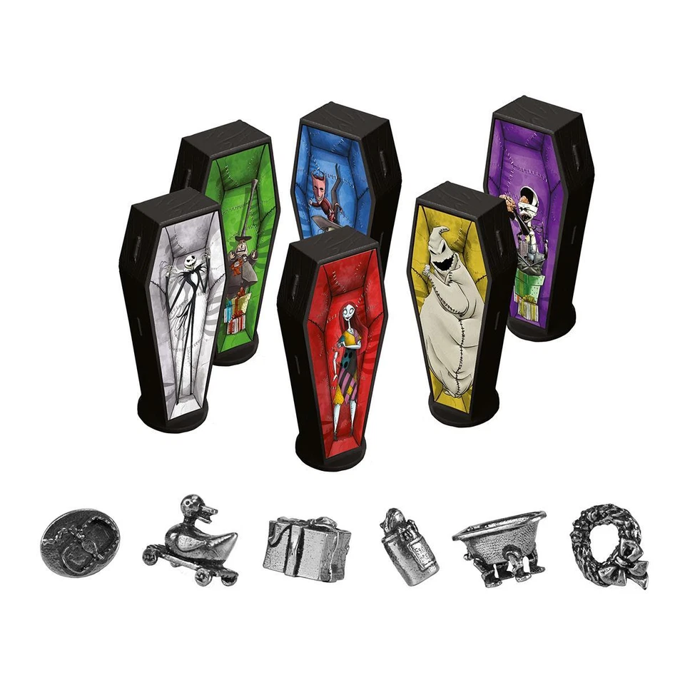 Nightmare Before Christmas Cluedo Mystery Board Game - Image 3 of 4