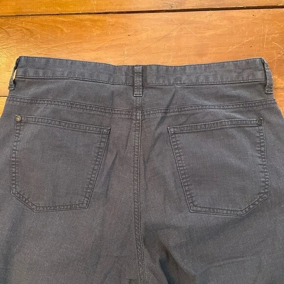 Kenneth Cole Reaction Dark Grey Straight Leg Cotton Blend Pants 32 x 28 - Image 2 of 4