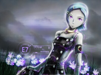Anime eureka seven girls cyan hair looking at viewer CCG Gaming Mat Desk
