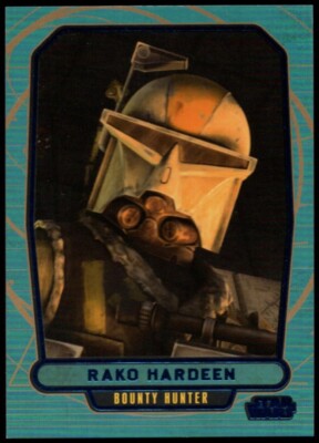 2013 Topps Star Wars Galactic Files 2 ''BLUE FOIL'' #588...RAKO HARDEEN #334/350
