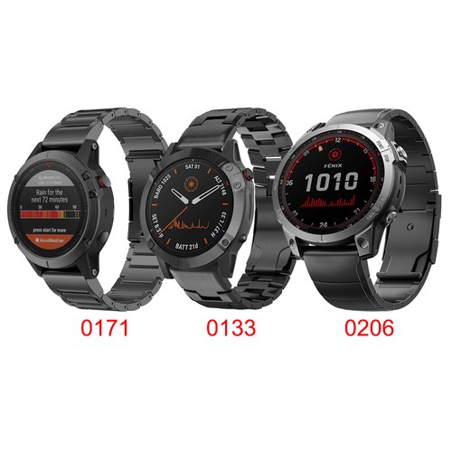 Bracelet de montre en titane Quick Fit 22 mm pour Garmin Fenix 8 7 Pro 6 Approach S62 - Photo 3 sur 22