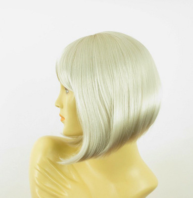 Perruque Courte Femme Blanche Florence 60 - Synthétique Neuve Avec étiquettes