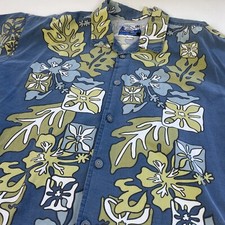 Vintage Quiksilver Country Hawaiian Retro Shirt Mens Size XL Rare