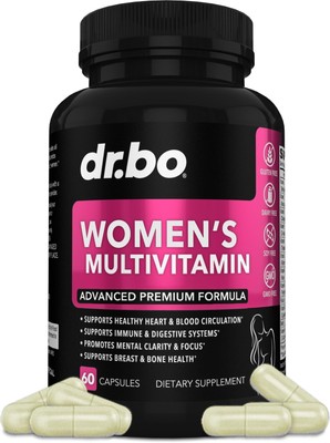 Womens Multivitamin - Natural Daily Multi Vitamins for Women - Womans Energy ...