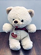 Etone Teddy Bear Plush 12 Inch 1986 Vintage Stuffed Animal Toy w/ Tags