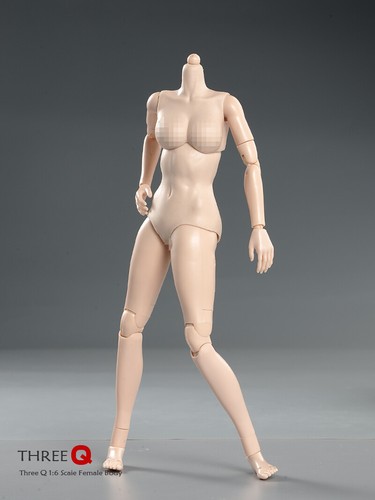 1/6 weibliche Actionfigur Körper blass sonnenbraun groß mittel kleine Büste für 12 Zoll Puppe - Bild 5 von 16