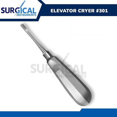 Apical Root Dental Elevator #301 Surgical Denture Instrument German Grad DEL-301