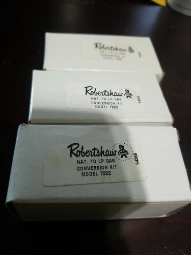 QTY:3 NOS Robertshaw 7222 / 54300 Gas Conversion Kit.