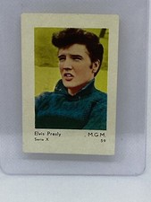 1961 Finnish Jenkki gum card - Serie X #59 Elvis Presley