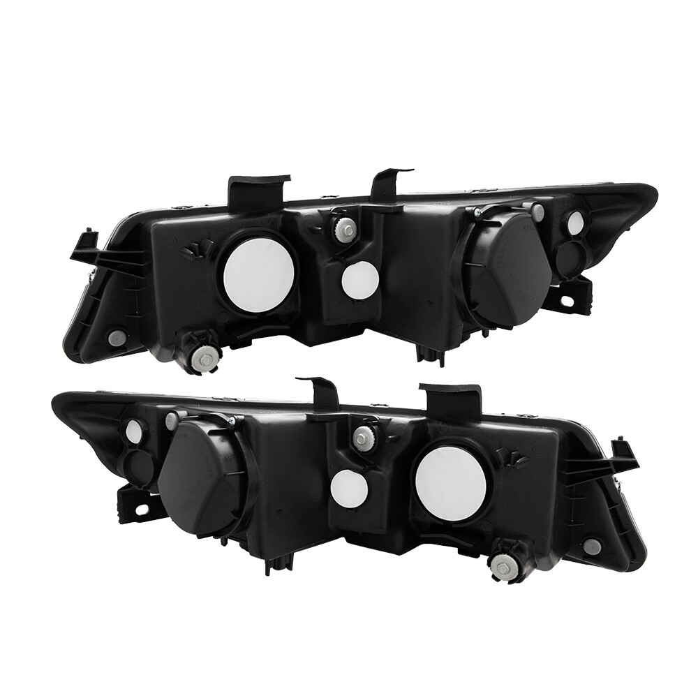 Headlights Projector Headlamps Factory Style Black Pair for 20042007