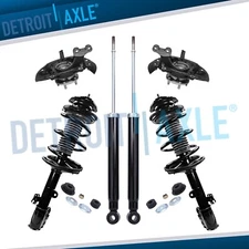 AWD Front Steering Knuckles Hubs Struts Shocks Kit for 2011 - 2014 Toyota Sienna