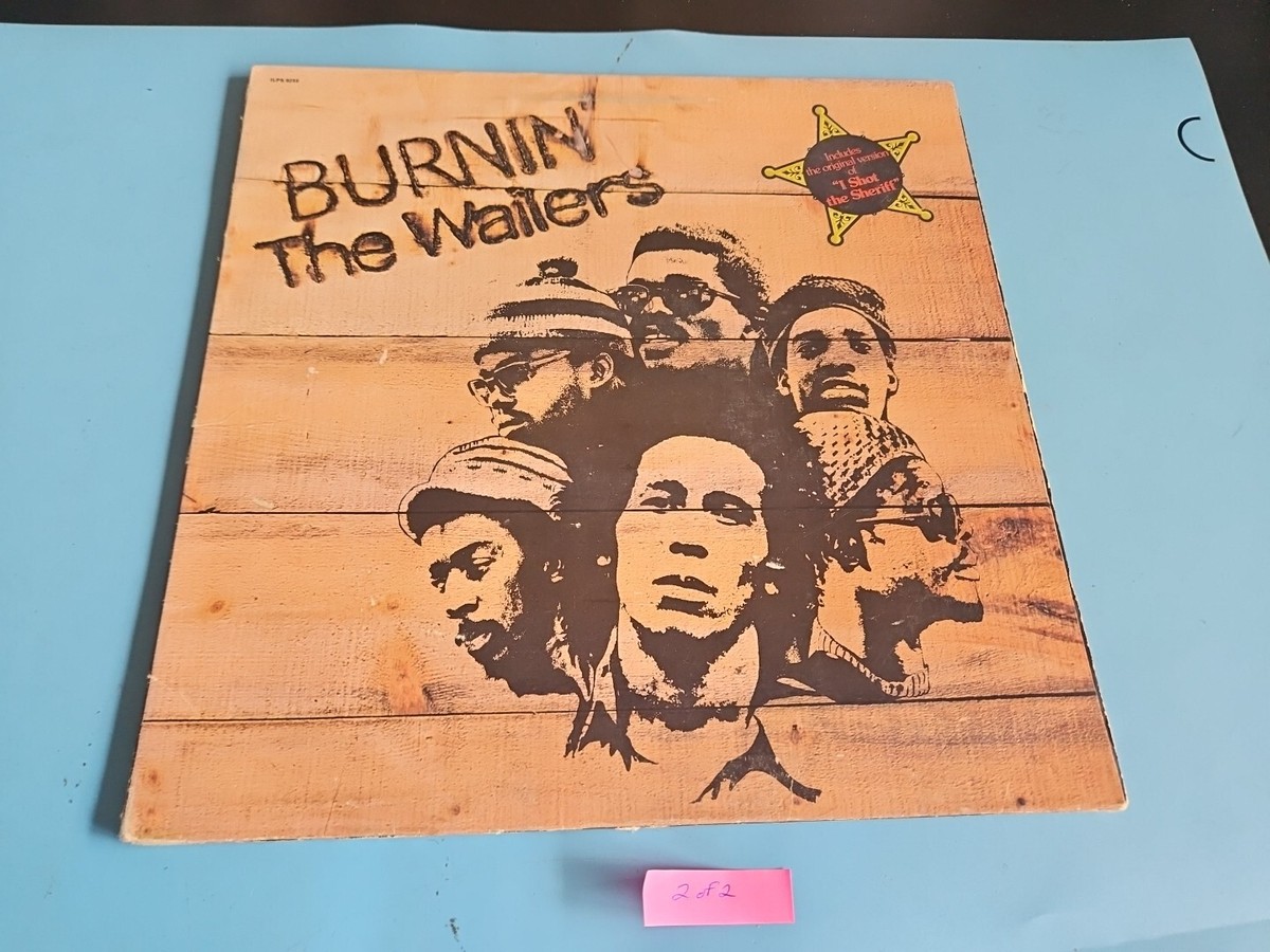 The Wailers ‎– Burnin' 1974 VG LP Reissue Album Roots Reggae
