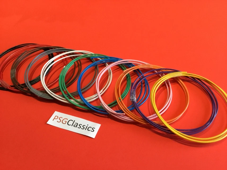 Cableado eléctrico múltiple 11x 2m 1,00mm Norton International Modelo 40 Foto 3 de 4