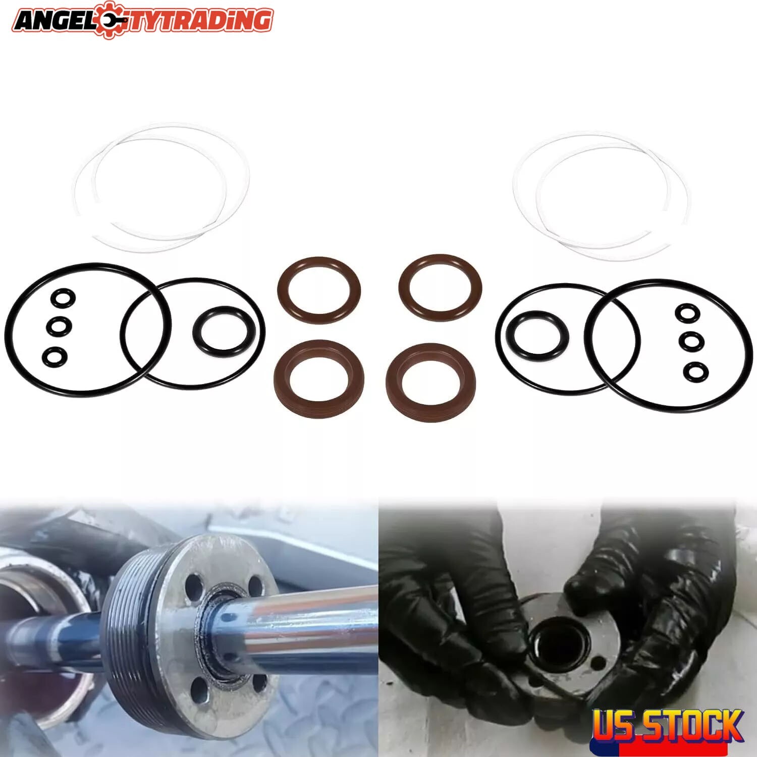 Cylinder Ram Rebuild Kit for Volvo Penta Trim SX DPS -M 3857471 3857470 FSM007