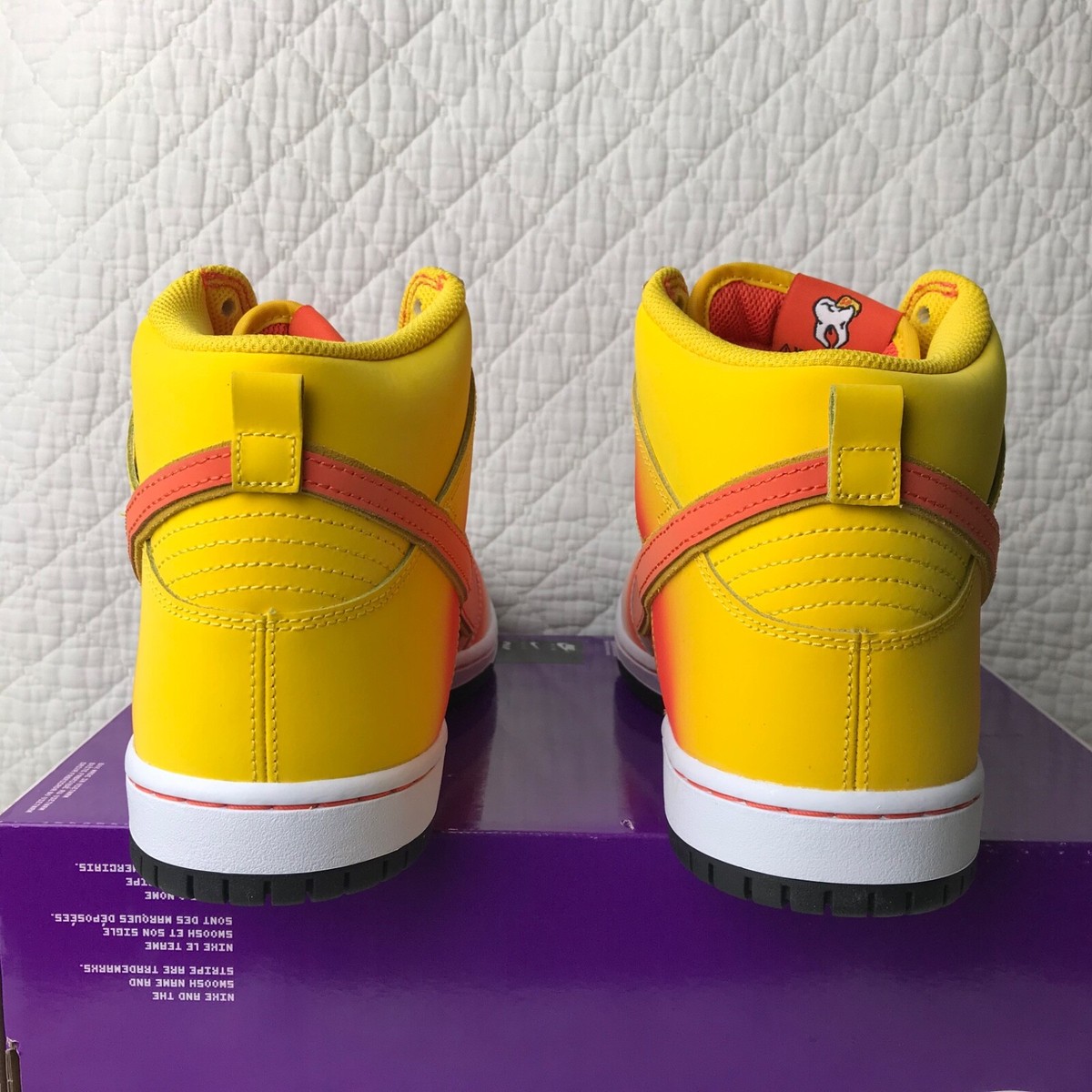 Nike SB Dunk High Pro Shoes Men's SZ 11 Sweet Tooth Candy Corn