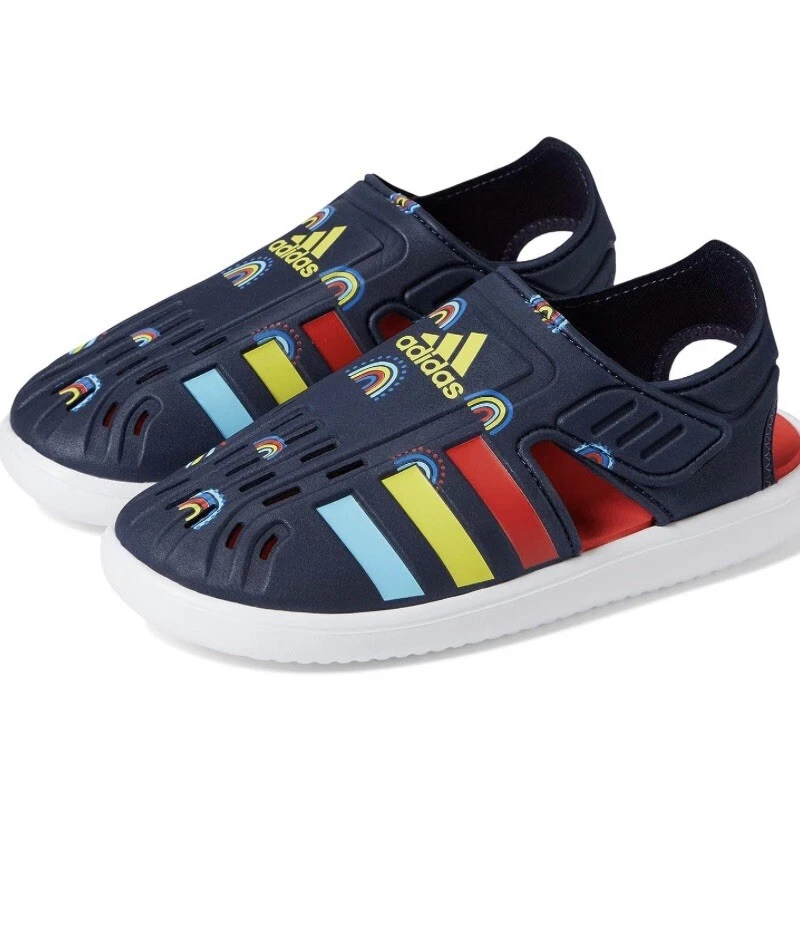 Adidas Sandali Acqua Bambini Taglia 2 Navy Punta Chiusa Impermeabili Scarpe Acqua