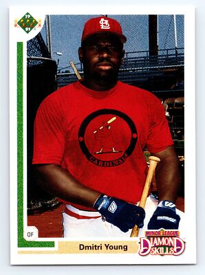 1991 Upper Deck Final Edition #7F Dmitri Young RC St. Louis Cardinals Rookie