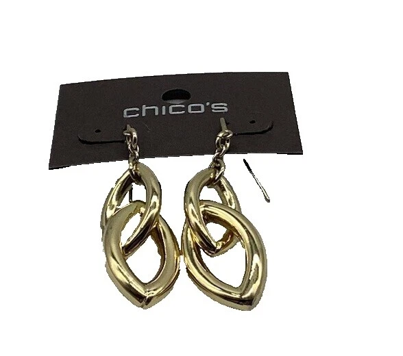 Pendientes de Moda Oro Amarillo Chico's