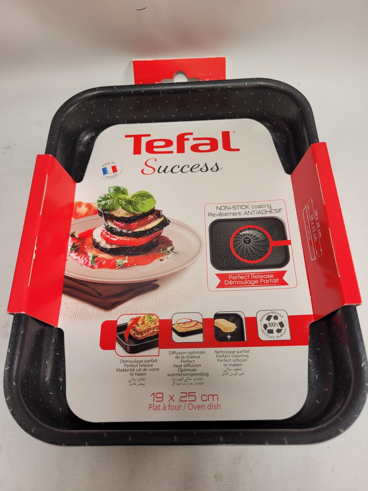 Tefal Success Oven Tray Dish Non Stick Coating 19x25cm-image