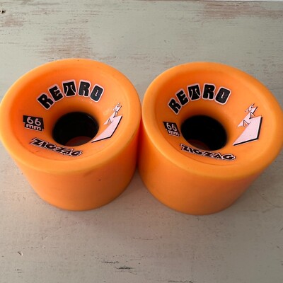 ABEC 11 Skateboard Wheels Retro ZigZag 66mm (Set of 2) | eBay