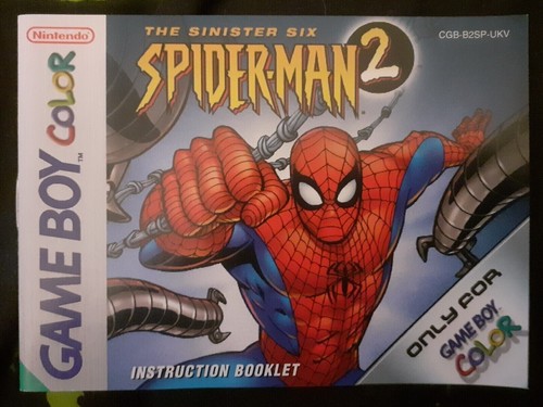 Spider-Man 2: The Sinister Six - Boxed and Complete - CIB - Gameboy Color - Bild 9 von 12