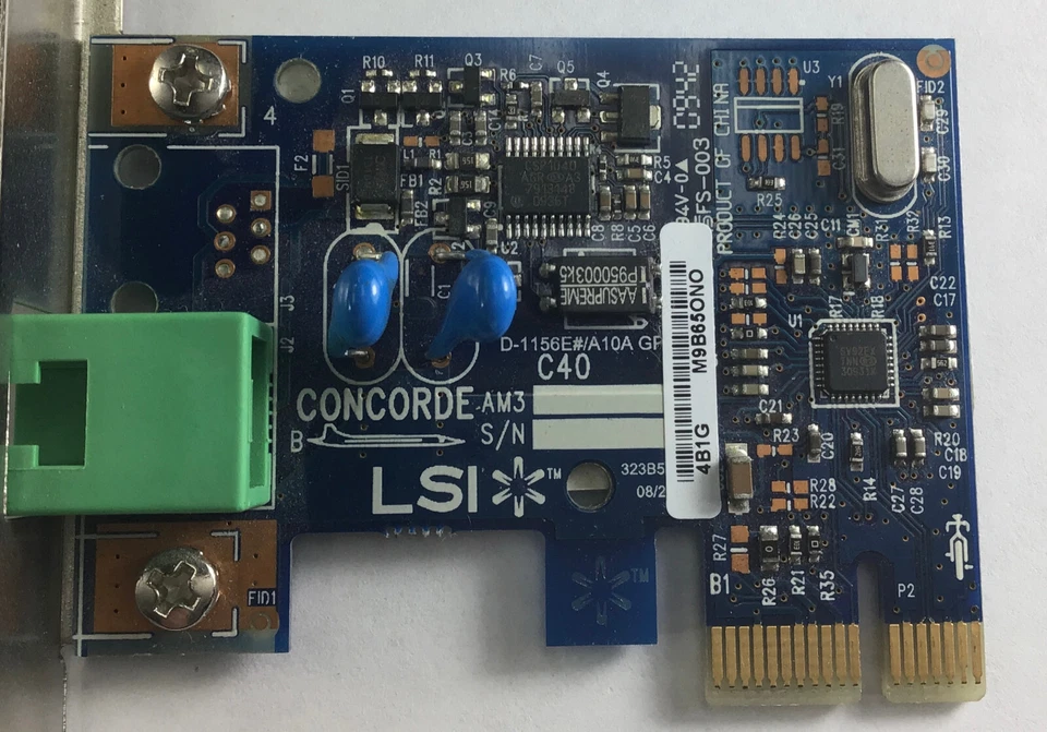 HP OEM FAX Modem Card ANATEL CONCORDE C40 503095-001 LSI CONCORDE CNC 54-6147 - Image 2 of 4