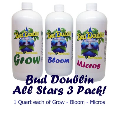 Bud Doublin Grower's 3 Pack- Micros, Grow & Bloom